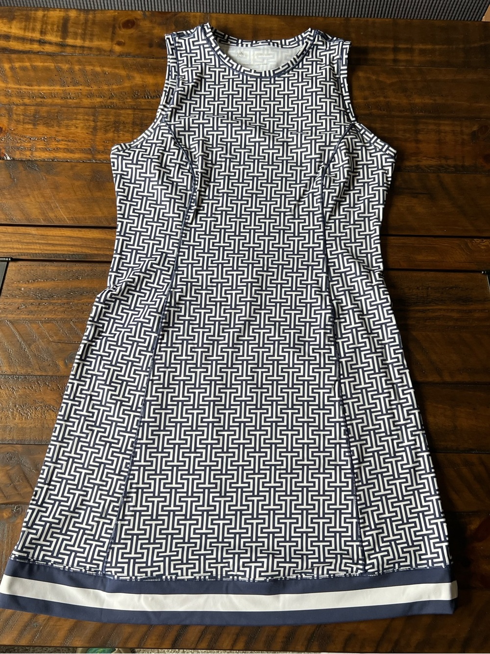 Southern Tide Lylee Geo Sleeveless Mini Dress - Picture 3 of 7